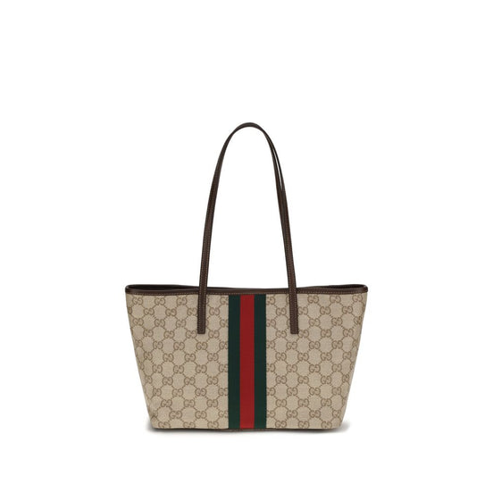 Gucci Tribeca Tote small Beige Cotton Shoulder Bag