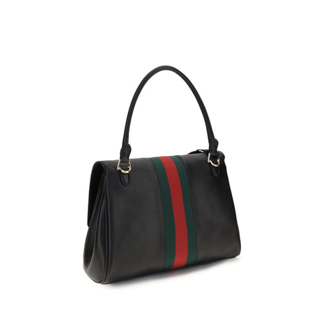 Gucci Paparazzo medium Black Leather Handbag