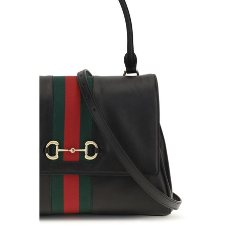 Gucci Paparazzo medium Black Leather Handbag