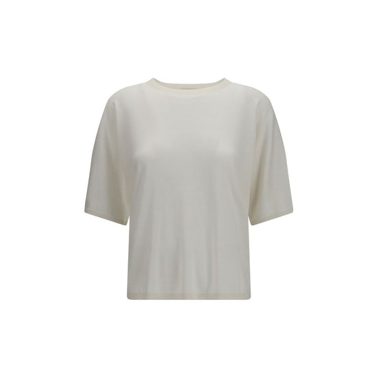 Brunello Cucinelli White Cashmere Sweatshirt