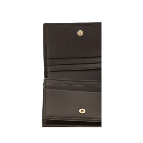 Gucci Brown Calf Leather Bos Taurus Wallet