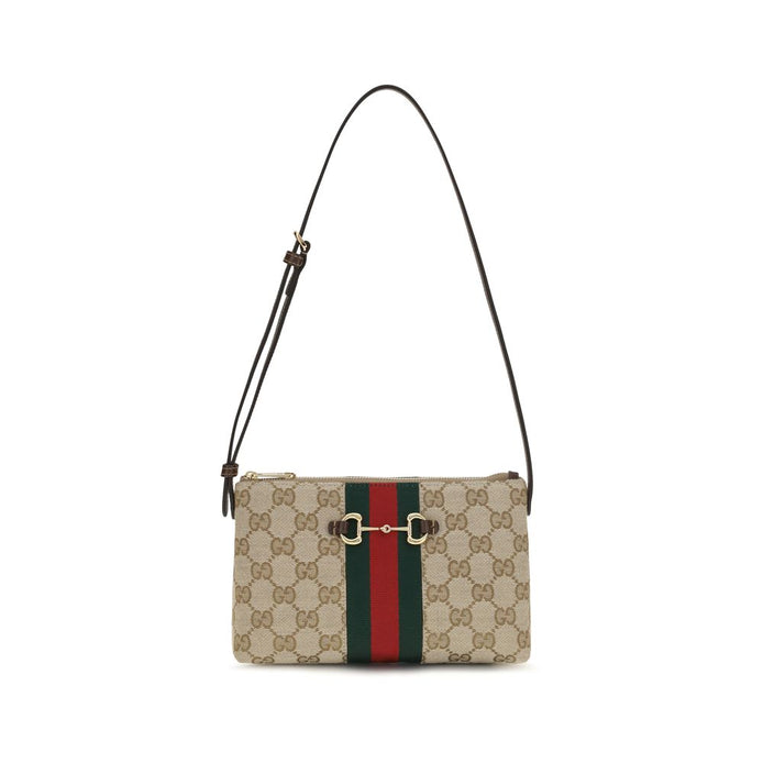 Gucci Beige Fabric Shoulder Bag