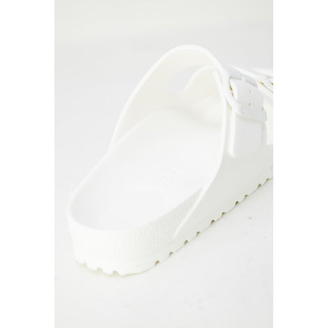 Birkenstock White Plastic Flat Sandals