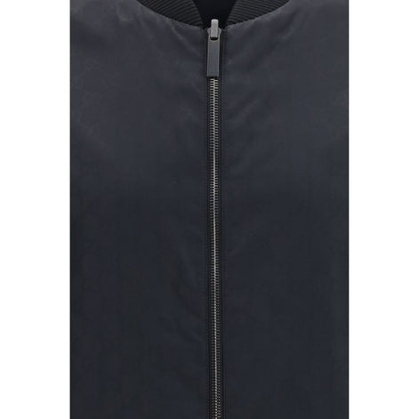 Gucci Black Polyamide Bomber