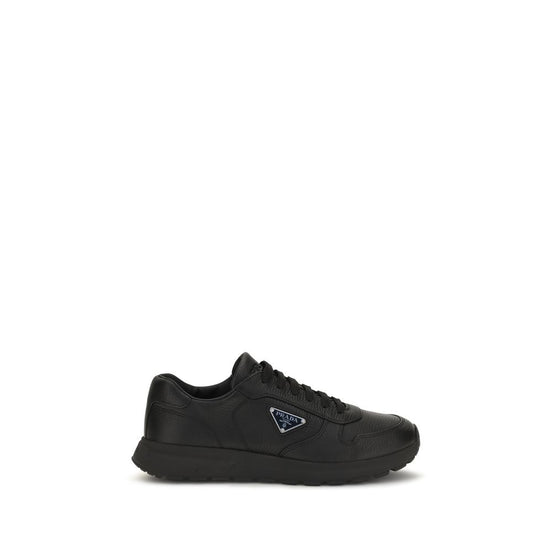 Prada Black Polyester Athletic Sneakers