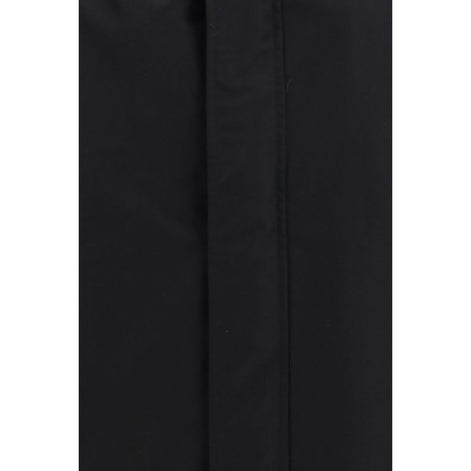 Gucci Black Cotton Full-Length Jacket