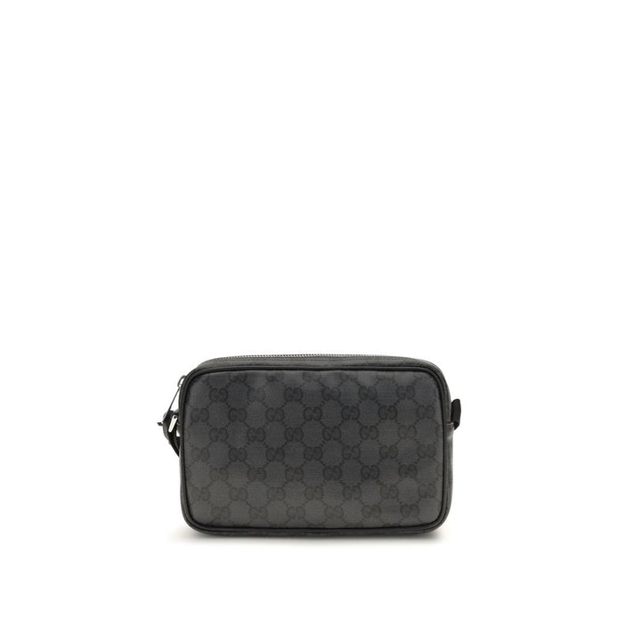 Gucci Black Cotton Shoulder Bag