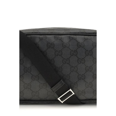 Gucci Black Cotton Shoulder Bag