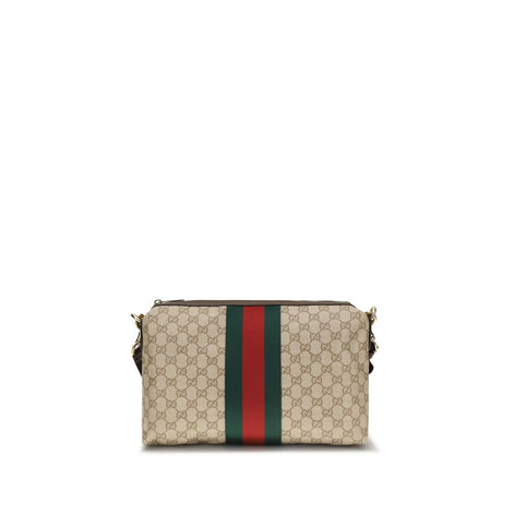 Gucci Beige Cotton Shoulder Bag