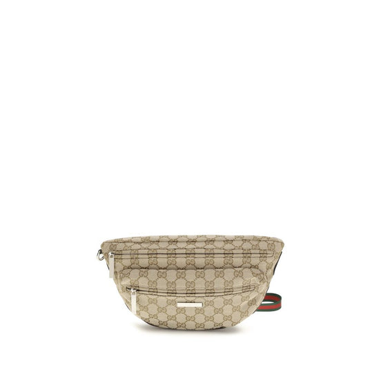 Gucci small Tag Beige Polyester Shoulder Bag