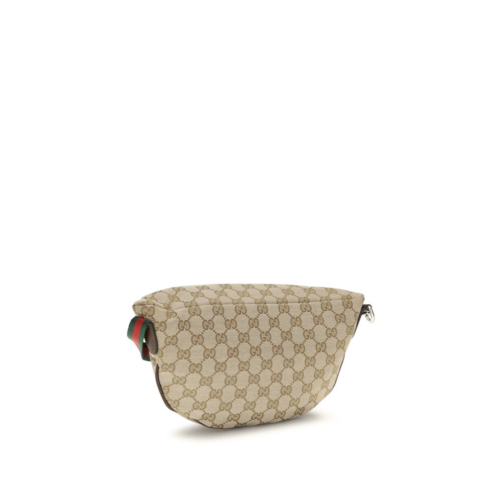 Gucci small Tag Beige Polyester Shoulder Bag