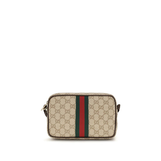 Gucci Beige Cotton Shoulder Bag