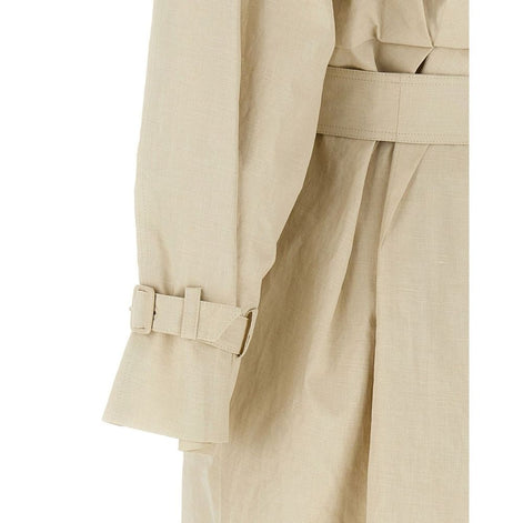 Max Mara Beige Cotton False