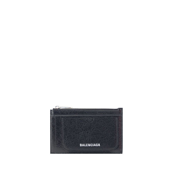 Balenciaga Black Lamb Ovis Aries Aries Wallet
