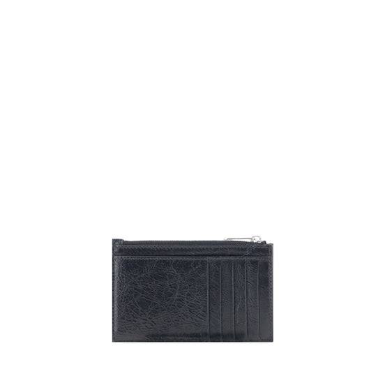 Balenciaga Black Lamb Ovis Aries Aries Wallet