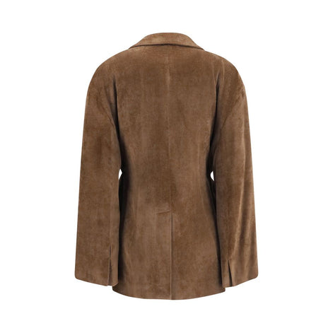Brunello Cucinelli Brown Viscose Full-Length Jacket