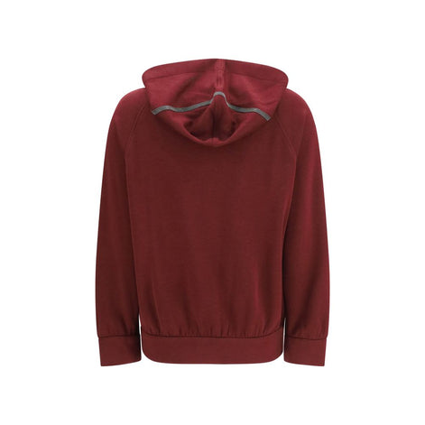 Brunello Cucinelli Bordeaux Cotton Sweatshirt