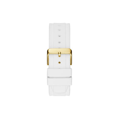 Guess White Synthetic Digital Watch