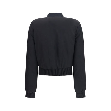 Alexander McQueen Black Polyester Bomber