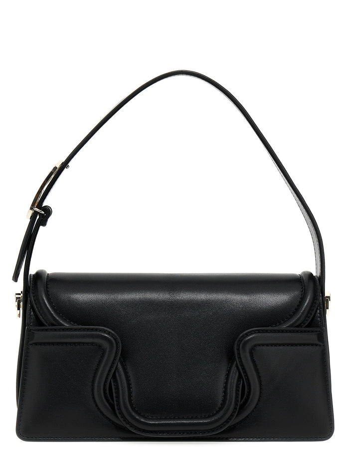 Valentino Garavani Black Leather Shoulder Bag