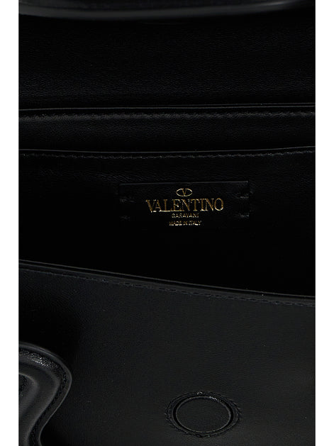 Valentino Garavani Black Leather Shoulder Bag