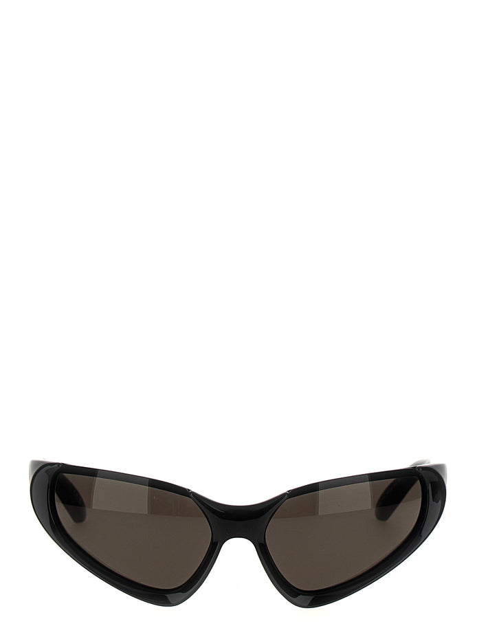 Balenciaga Black Nylon Sunglasses