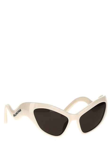 Balenciaga White Nylon Sunglasses