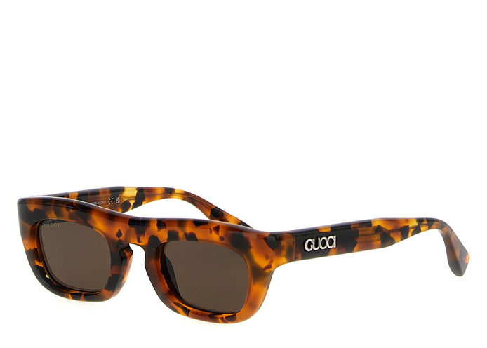 Gucci Brown Acetate Sunglasses