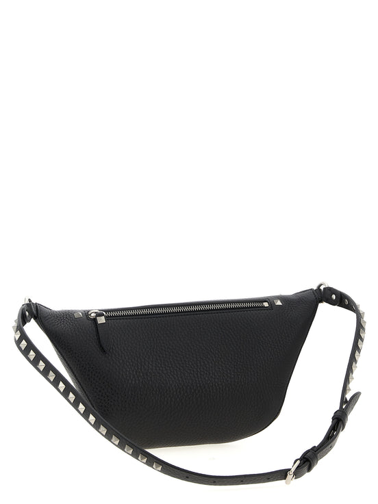 Valentino Garavani Black Calfskin Crossbody Bag