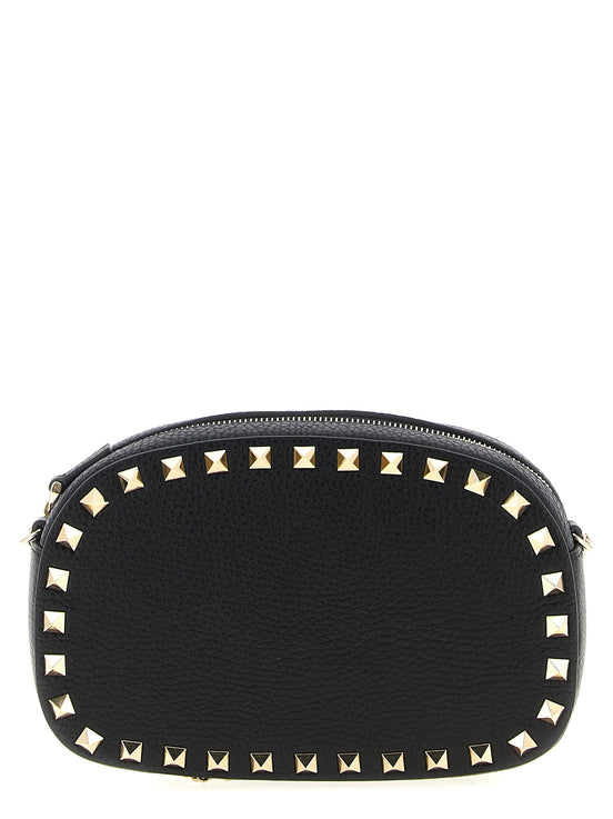 Valentino Garavani Black Calfskin Crossbody Bag