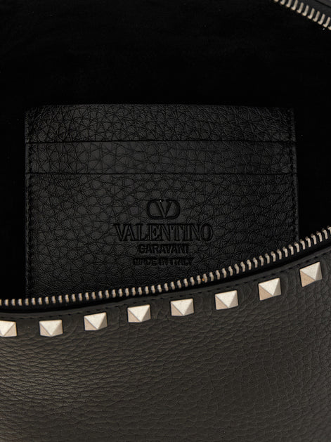 Valentino Garavani Black Calfskin Crossbody Bag