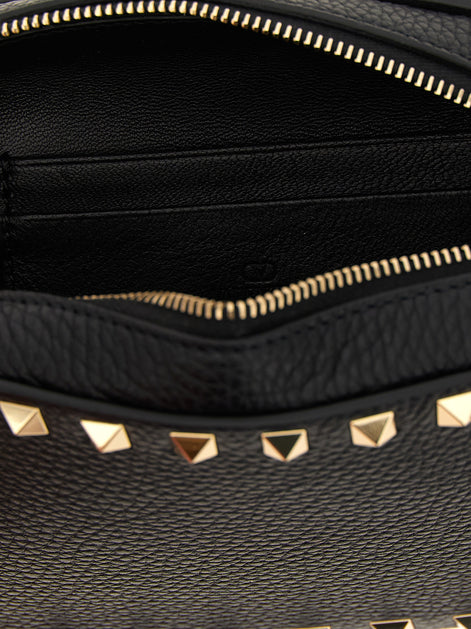 Valentino Garavani Black Calfskin Crossbody Bag