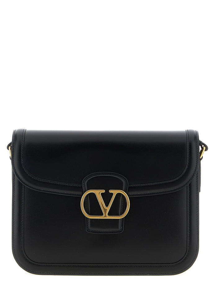 Valentino Garavani Black Calfskin Shoulder Bag