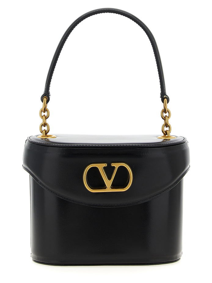 Valentino Garavani Black Calfskin Crossbody Bag