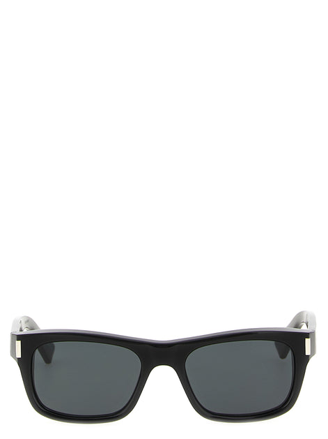 Saint Laurent Black Acetate Sunglasses