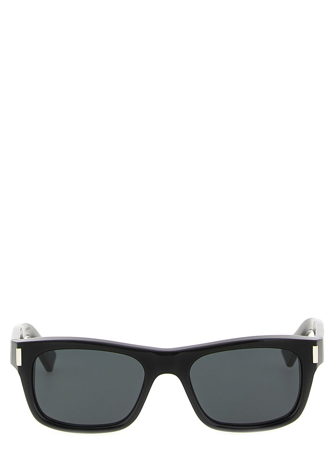 Saint Laurent Black Acetate Sunglasses