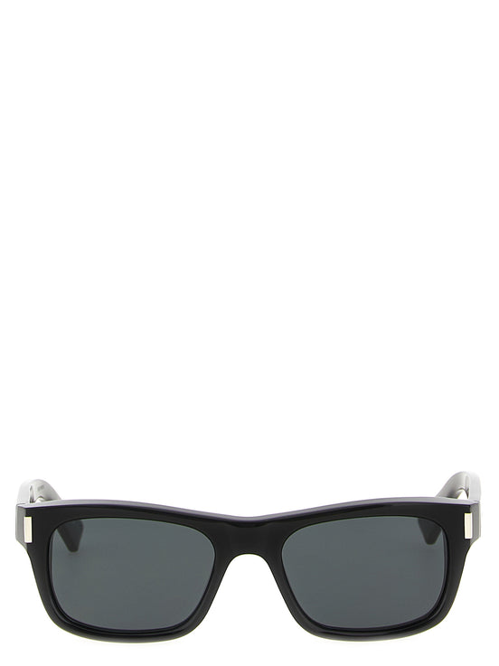 Saint Laurent Black Acetate Sunglasses
