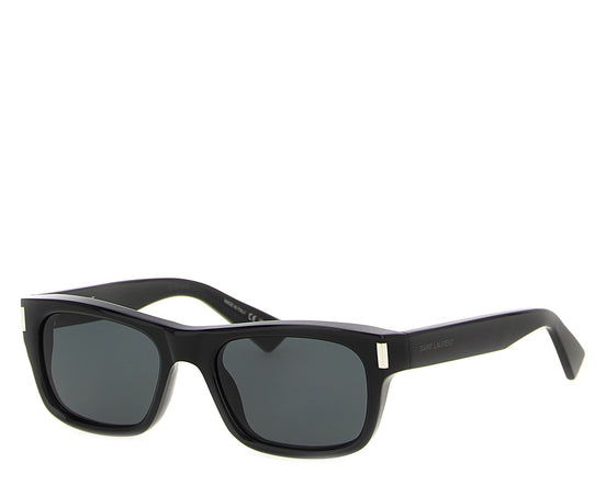 Saint Laurent 83 Black Acetate Sunglasses