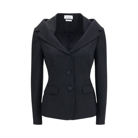 Alexander McQueen Black Wool Oves Aries Full-Length Jacket
