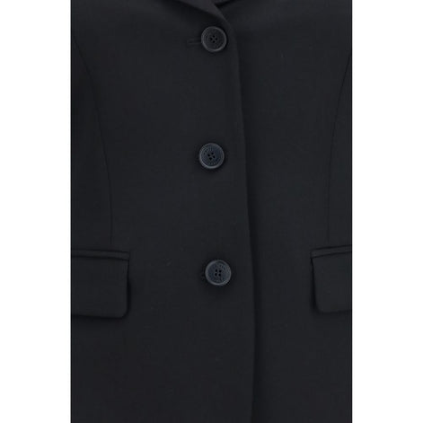 Alexander McQueen Black Wool Oves Aries Full-Length Jacket