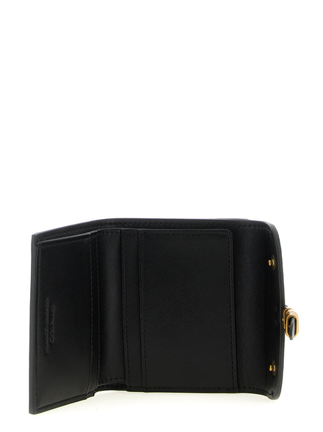 PINKO Black Cowhide Cardholder