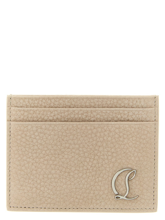 Christian Louboutin Beige Calfskin Cardholder
