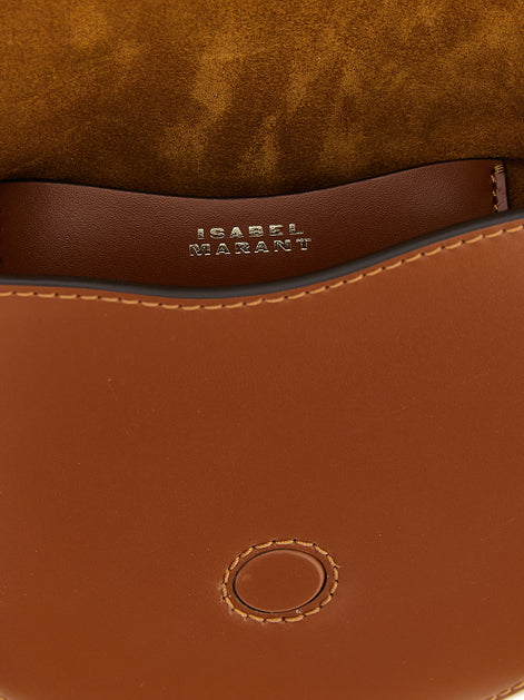 Isabel Marant Brown Calfskin Crossbody Bag