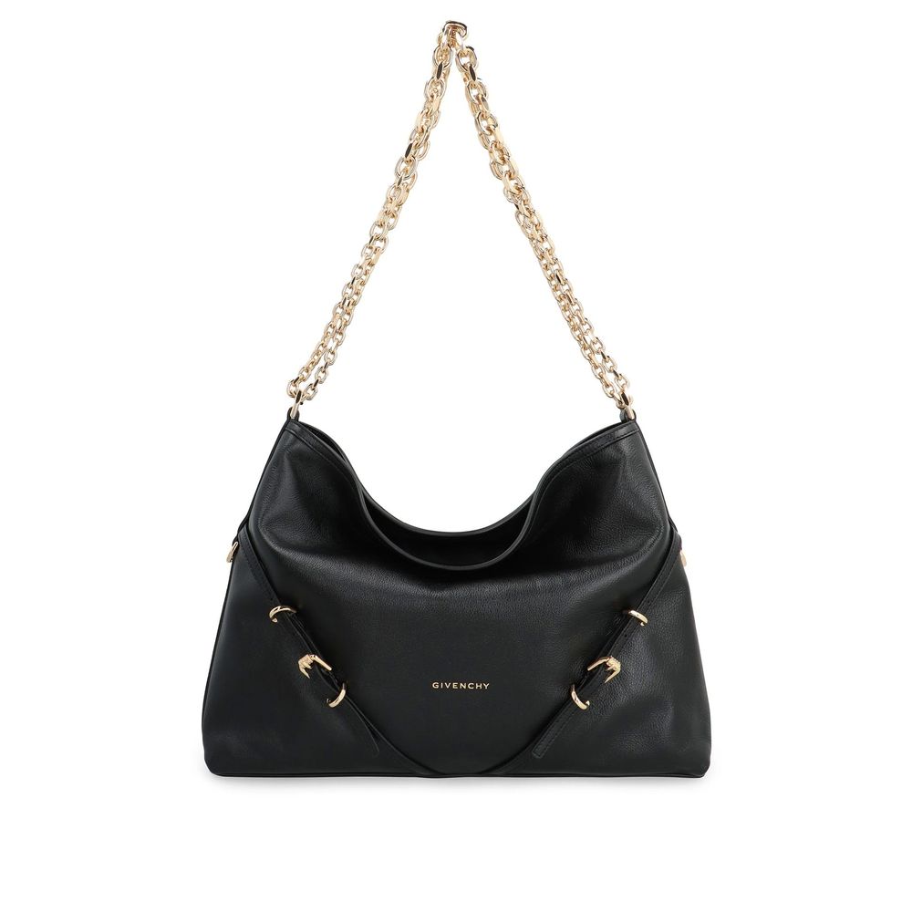 Givenchy Voyou Black Calfskin Shoulder Bag