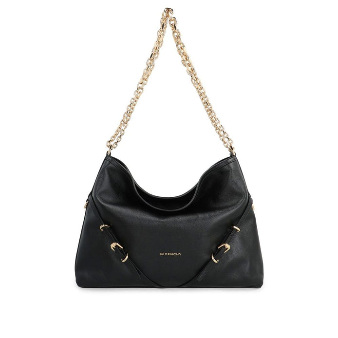 Givenchy Voyou Black Calfskin Shoulder Bag