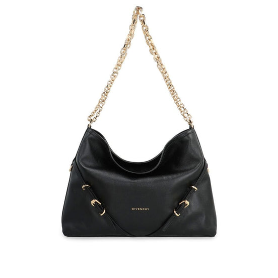 Givenchy Voyou Black Calfskin Shoulder Bag