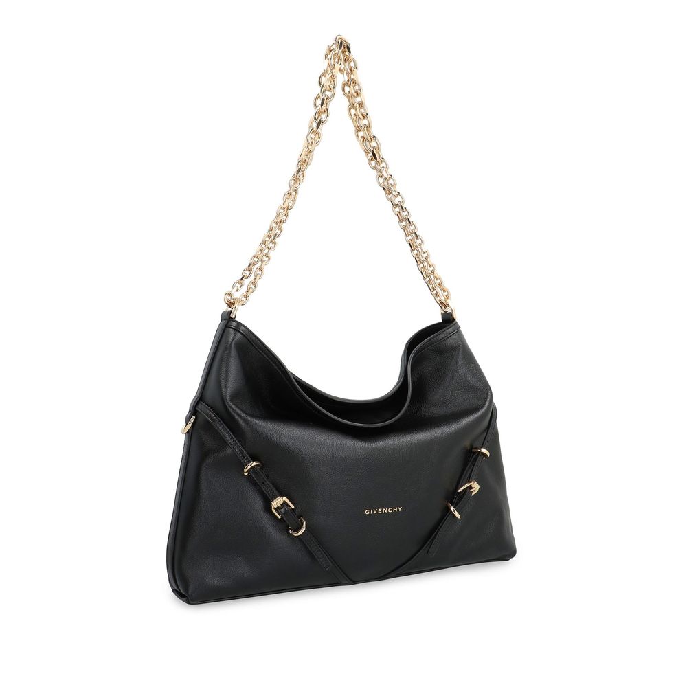 Givenchy Voyou Black Calfskin Shoulder Bag