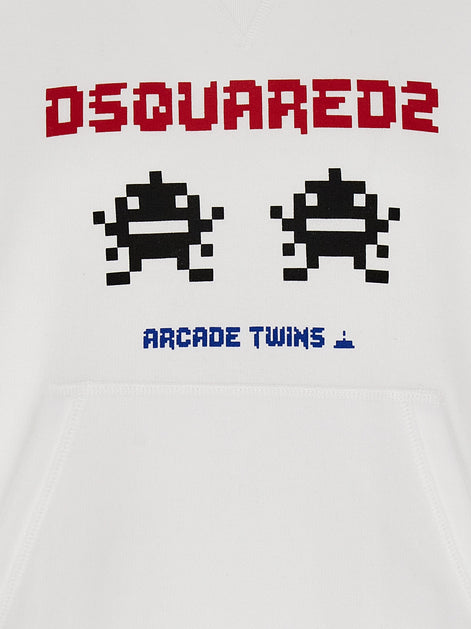 Dsquared² White Cotton Sweatshirt