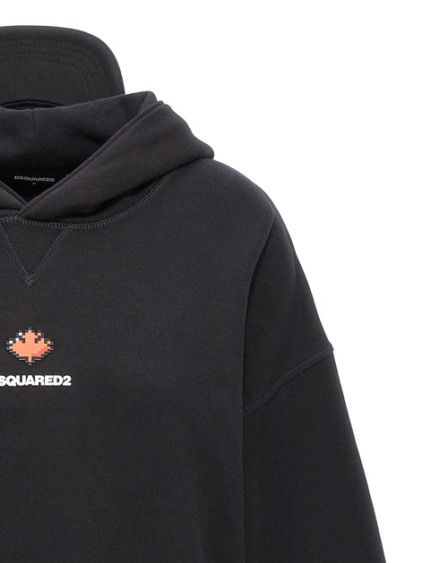 Dsquared² Black Cotton Sweatshirt