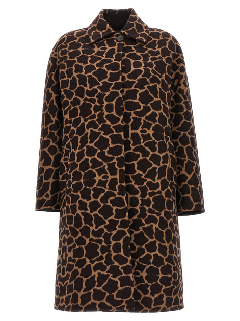 Max Mara Brown Virgin Wool Coat